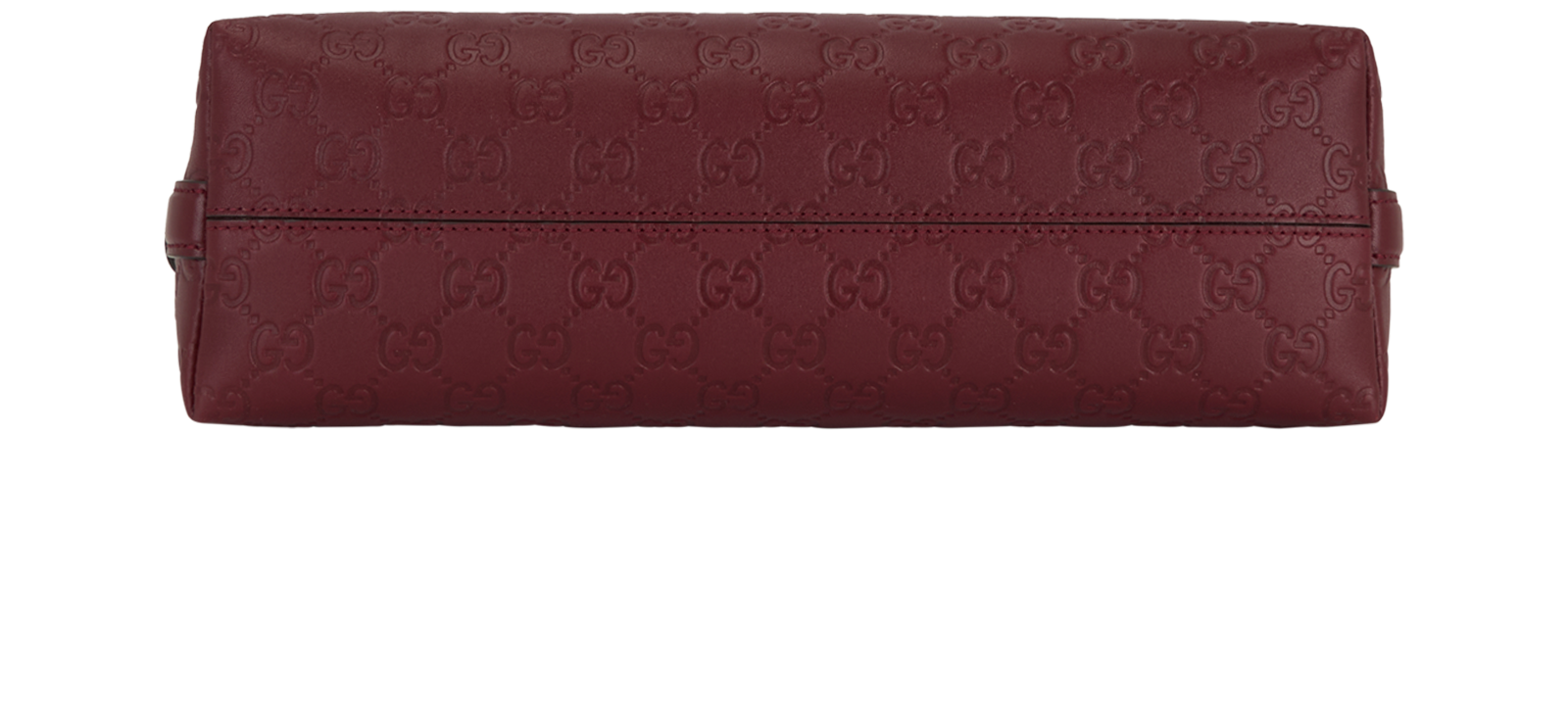 Medium Emblem Shoulder Bag, &pound;900, Handbags, Burgundy, Leather, Top view